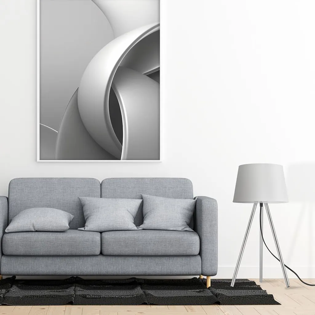 Lampe d'Appoint E27 48cm Blanche : Éclairage Stable pour Coin Sombre - 2