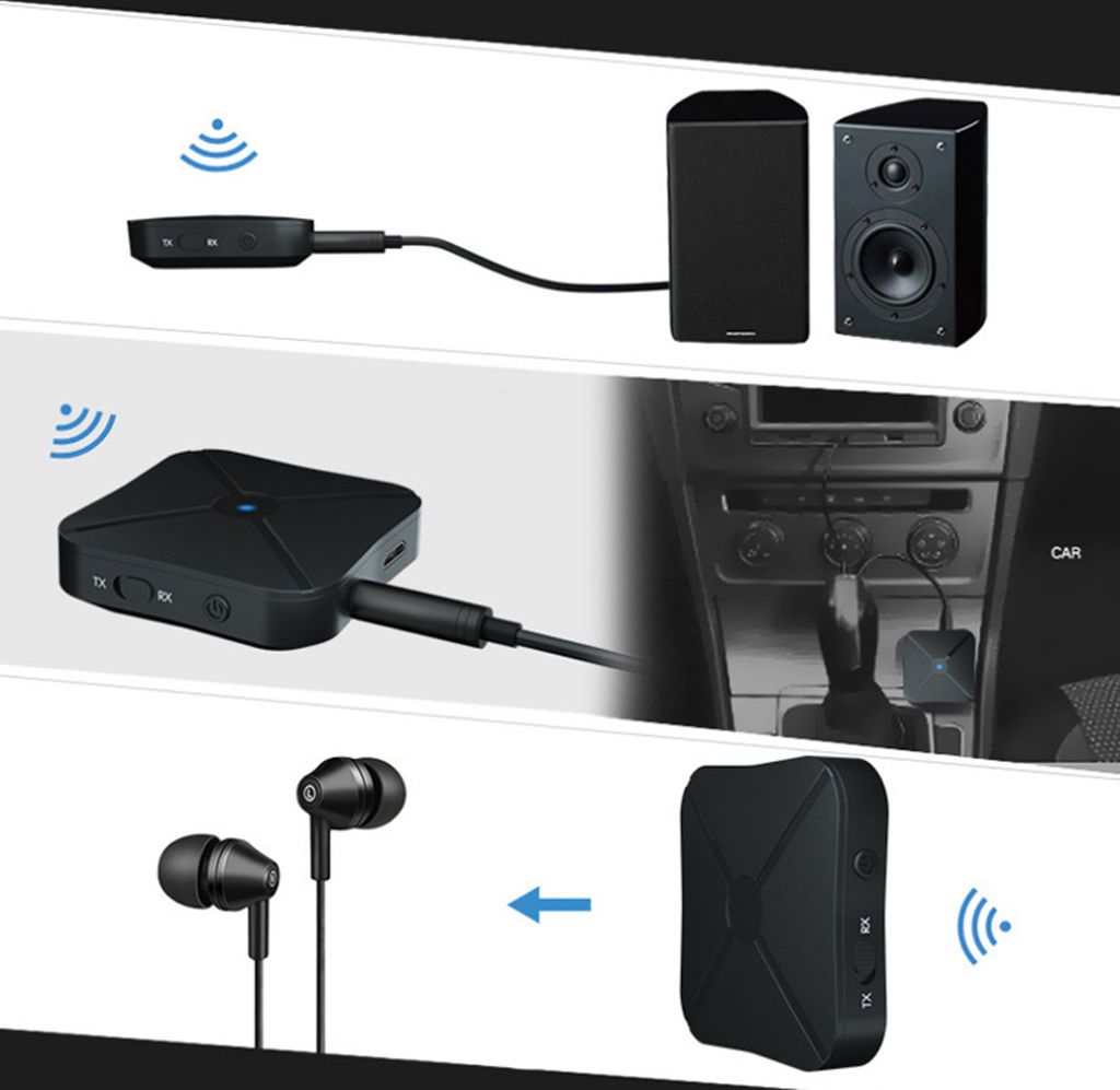 Bluetooth Sender Empfänger 2 in1  Audio Adapter 3.5mm Produktbild 15