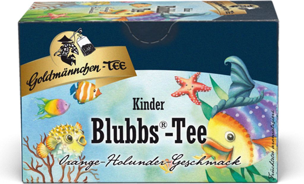 Goldmännchen Kinder-Tee Blubbs-Tee Orange-Holund Produktbild 