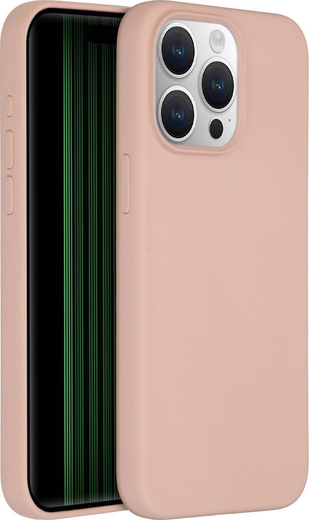 Accezz Liquid Silikoncase iPhone 15 Pro Max - Rosa