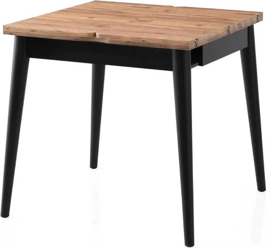 Table de salle à manger modulable 80/160 cm Pin Atlantique TOTEM