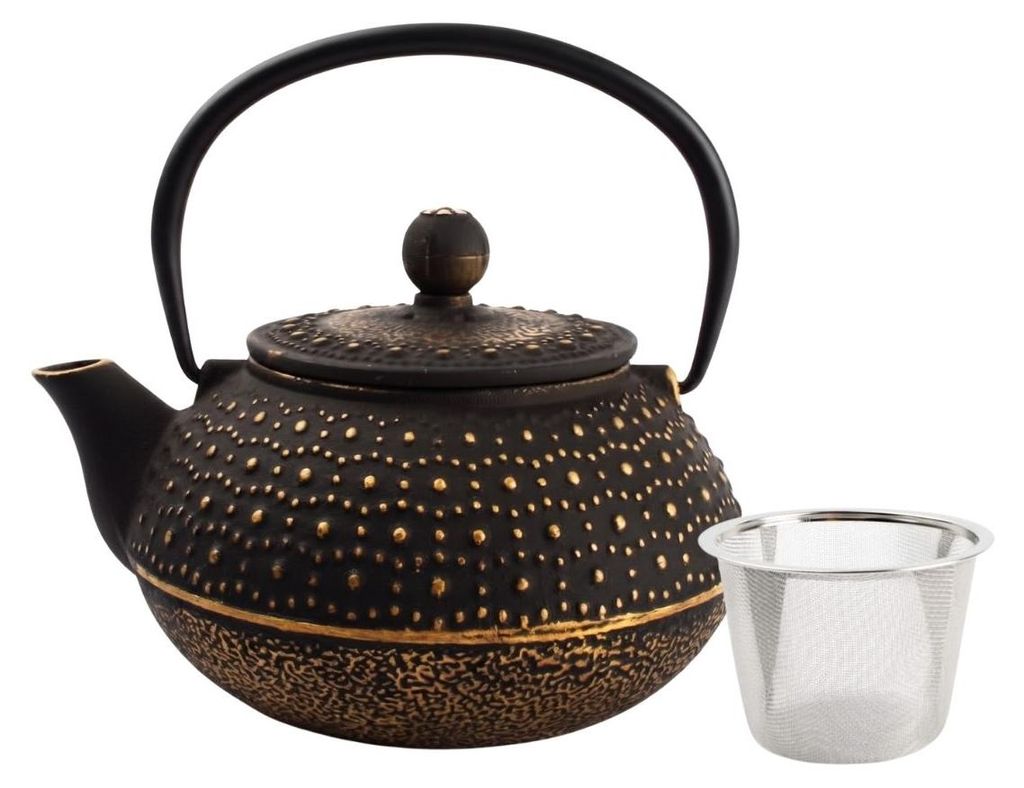 Salt & Pepper Theepot My Tea Zwart / Goud 800 ml Productafbeelding 
