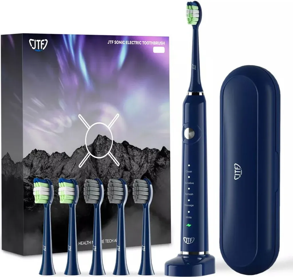 Brosse à Dents JTF P200 Blue : Finissez-en avec la Plaque Dentaire