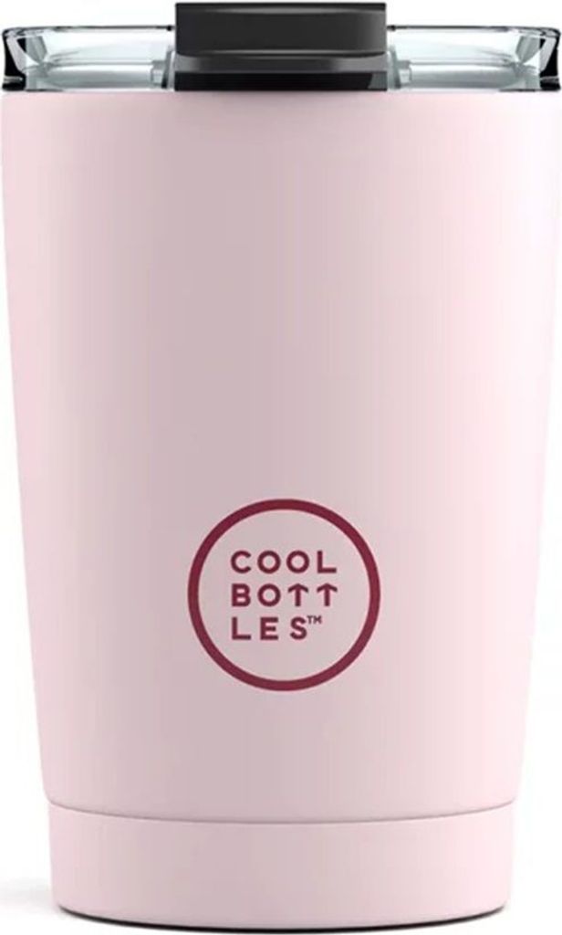 Cool Bottles Edelstahl Thermobecher Pastell 330 ml - rosa