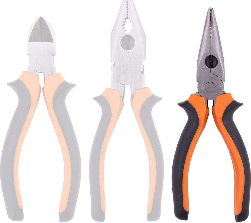 BOOMET Radiozange · 160mm · Universalzange · verschiedene Ausführungen · Spitzzange · Flachrundzange · Storchschnabelzange · ergonomischer ...