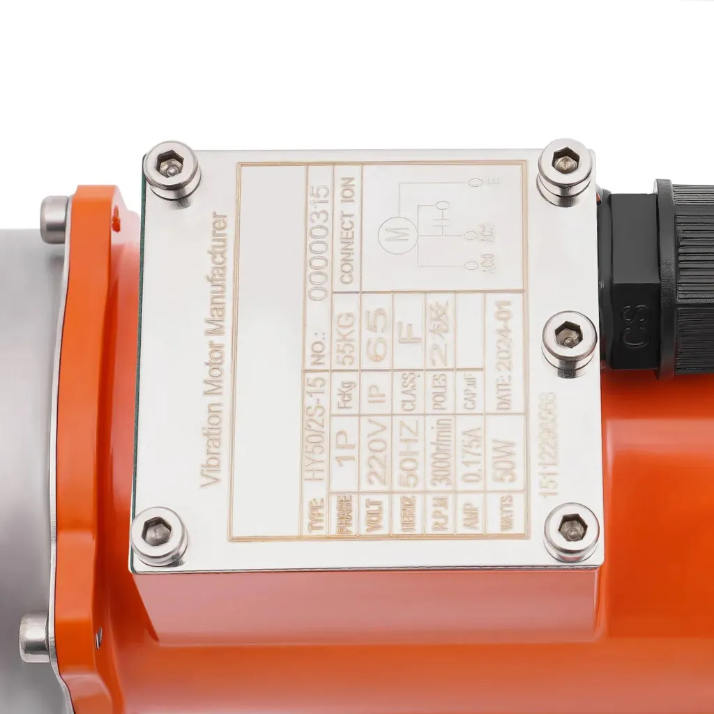 Moteur à vibration réglable 1000-3000 tr/min IP65 Brushless 50W compact - 5