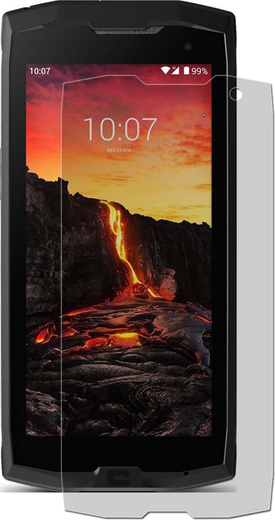 3x Schutzfolie Crosscall Core M4 Antireflex Displayschutzfolie Antibakteriell