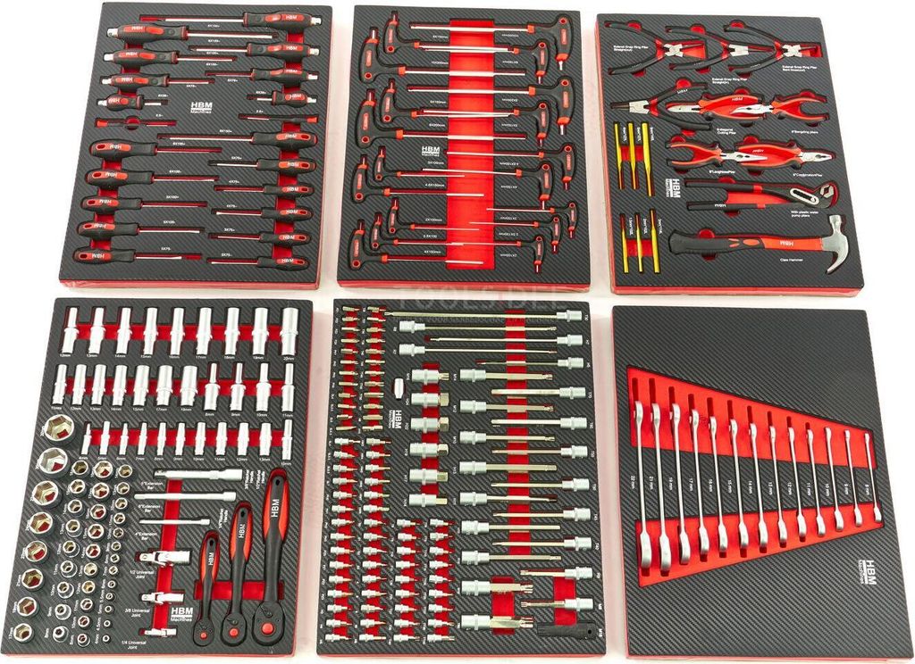 HBM 245-Deluxe Werkzeugset – vollständige Ausrüstung für Produktbild 