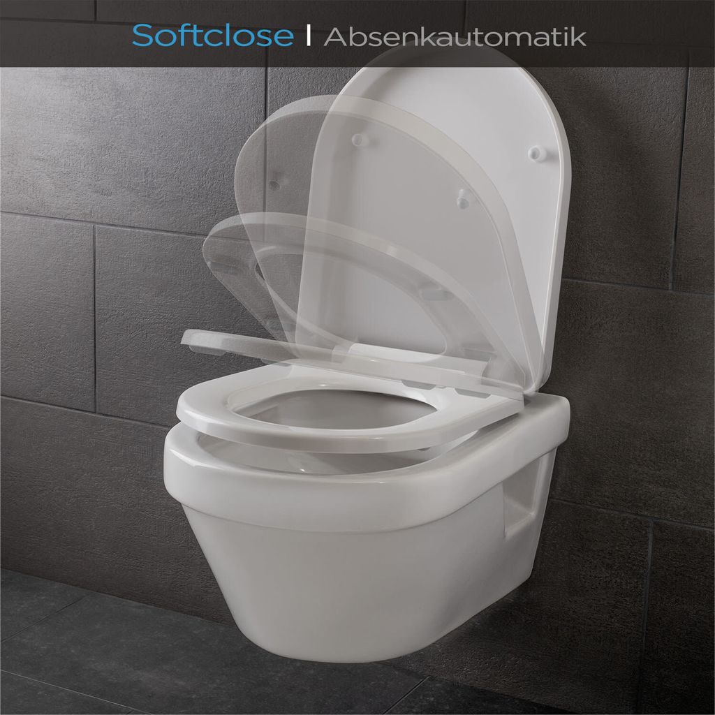 Dombach® Premium Toilettendeckel mit Absenkautomatik Produktbild 2