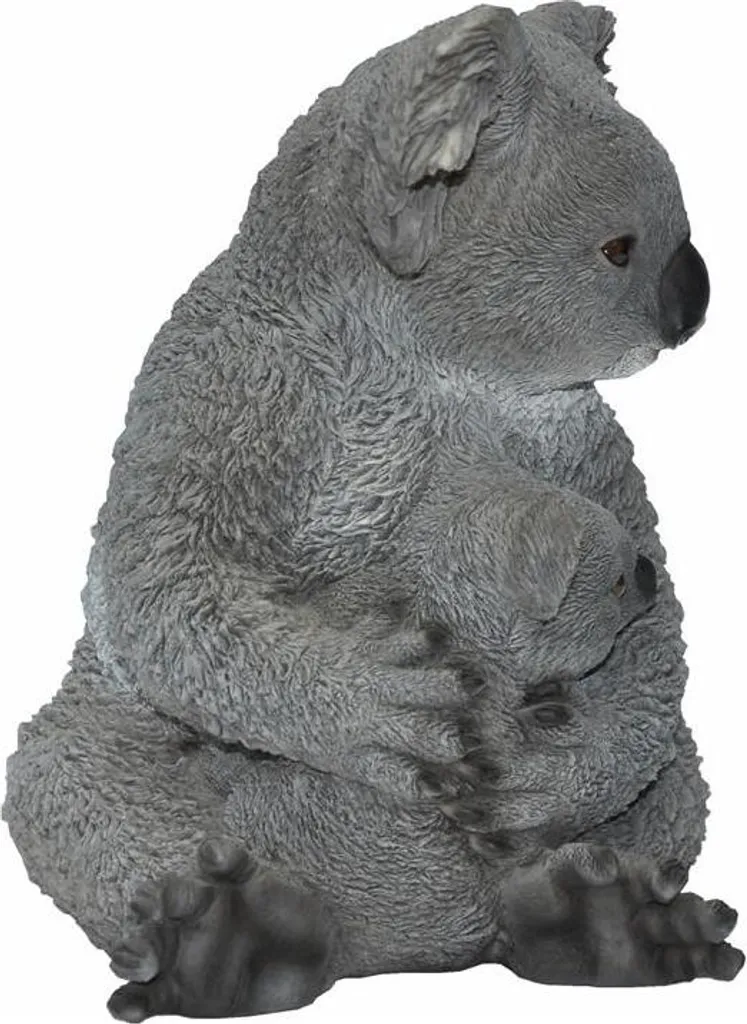 Statue de jardin koala décorative pour aménagement extérieur zen