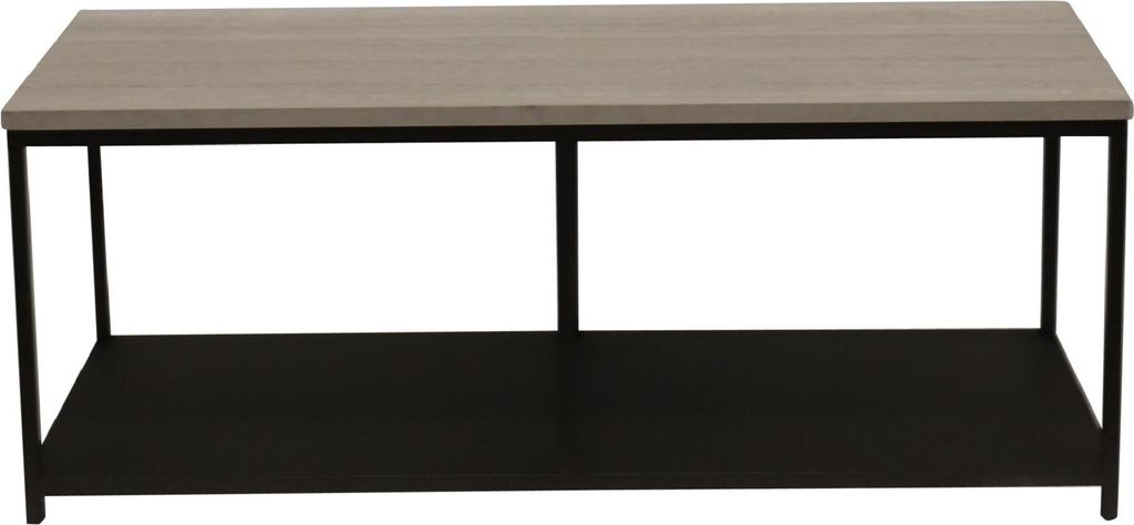 PTMD - Laco Beistelltisch - Grau - 100x40x40cm