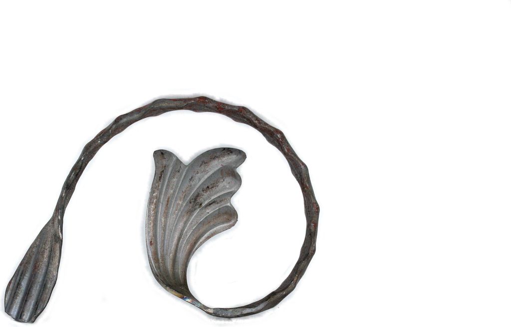 UHRIG Schmiedeeisen Schnörkel, Bogen geschmiedet für z.B. Zaun, Geländer uvm. 150x100mm aus 12x6mm Stahl