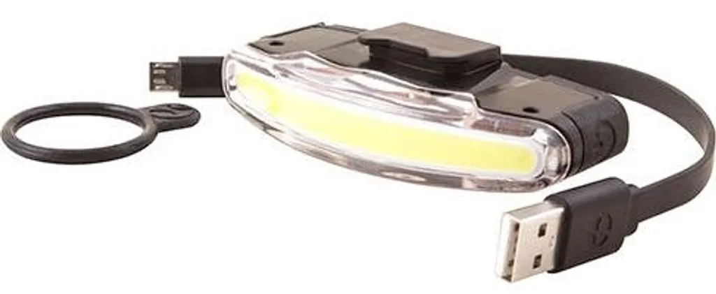 Lampe frontale puissante pour cycliste Spanninga Arco rechargeable noir