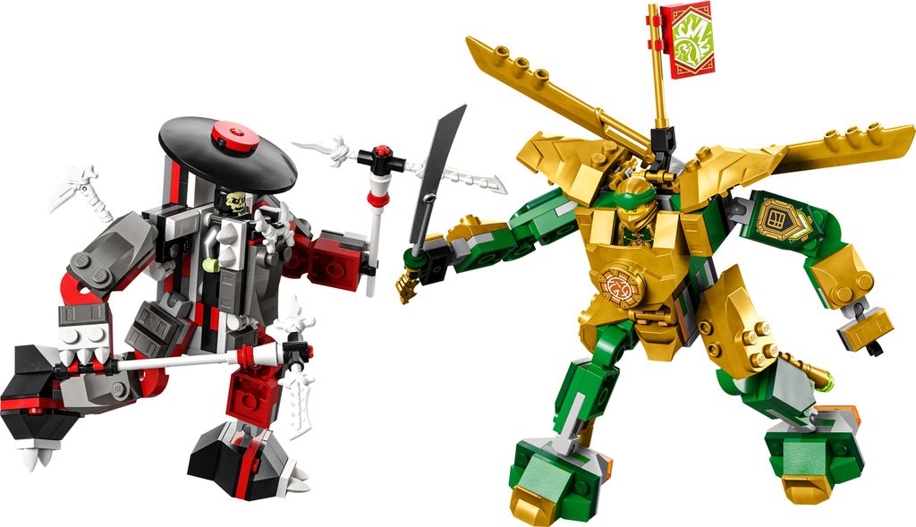 LEGO 71781 NINJAGO Lloyds Mech-Duell EVO, 2 Action-Figuren Produktbild 7