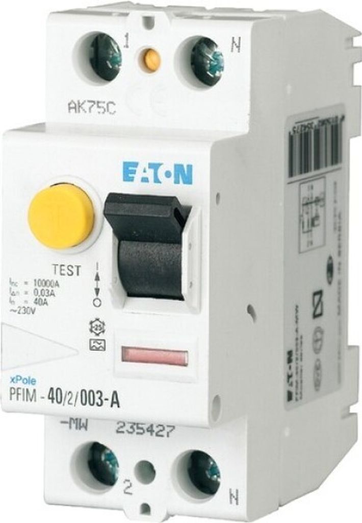 Eaton FI-SCHALTER STOßSTROMFEST 3KA (PFIM-40/2/003-G-MW)