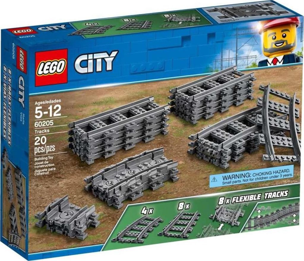LEGO 60205 LEGO City 60205 Schienen und Kurven Immagine del prodotto 