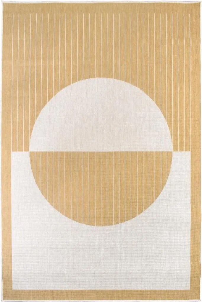 Tapis de balcon et terrasse EX1 MONE - Idéal pour salon de jardin chic