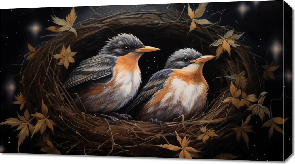Offerta Quadro 90x50 Abbraccio Stellare Telaio Legno Alta Qualità