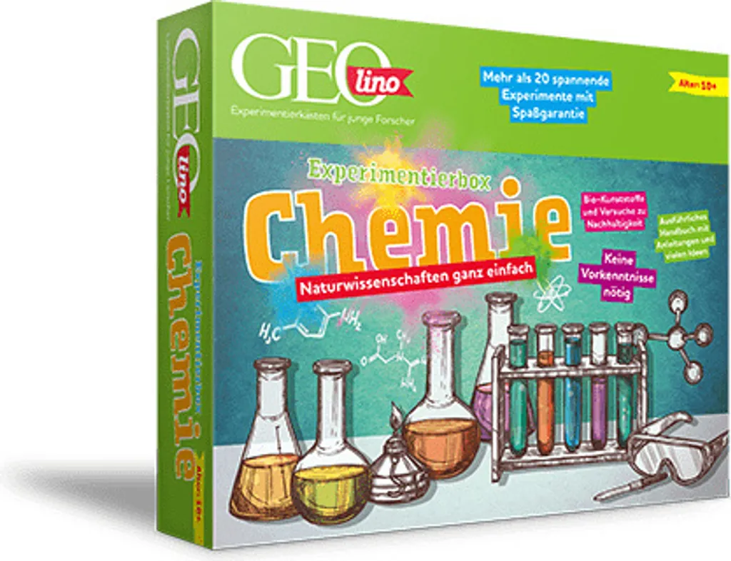GEOlino Chimie Coffret Scientifique avec 30 Expériences pour Apprendre