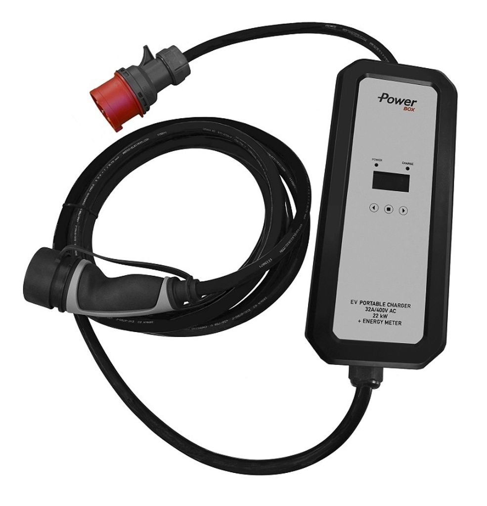 Ratio PowerBox - Typ 2 - CEE - 22 kW - 6-32A - Einstellbare Mobile Wallbox-35325 | 35325-V32