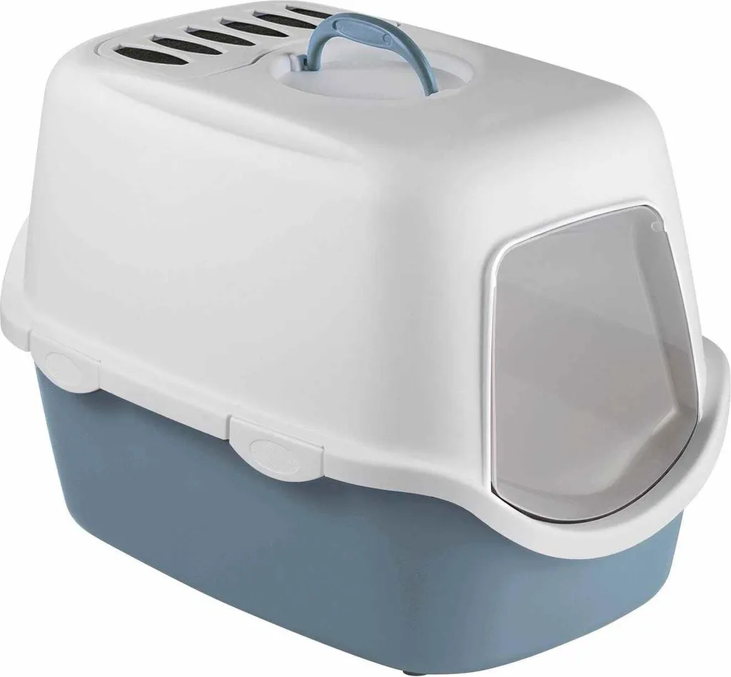 Lettiera Stefanplast Cathy Filter 56x40x40 cm Blu e Bianca | Shop Online