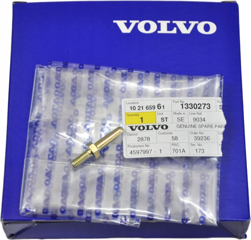 Neue Original Volvo S90 V90 Bremsscheiben-Zentrierbolzen, vom autorisierten Händler