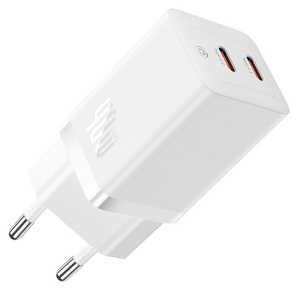 Baseus USB-C Ladegerät 40W GaN5 Pro Weiß Schnellladung 2 Produktbild 