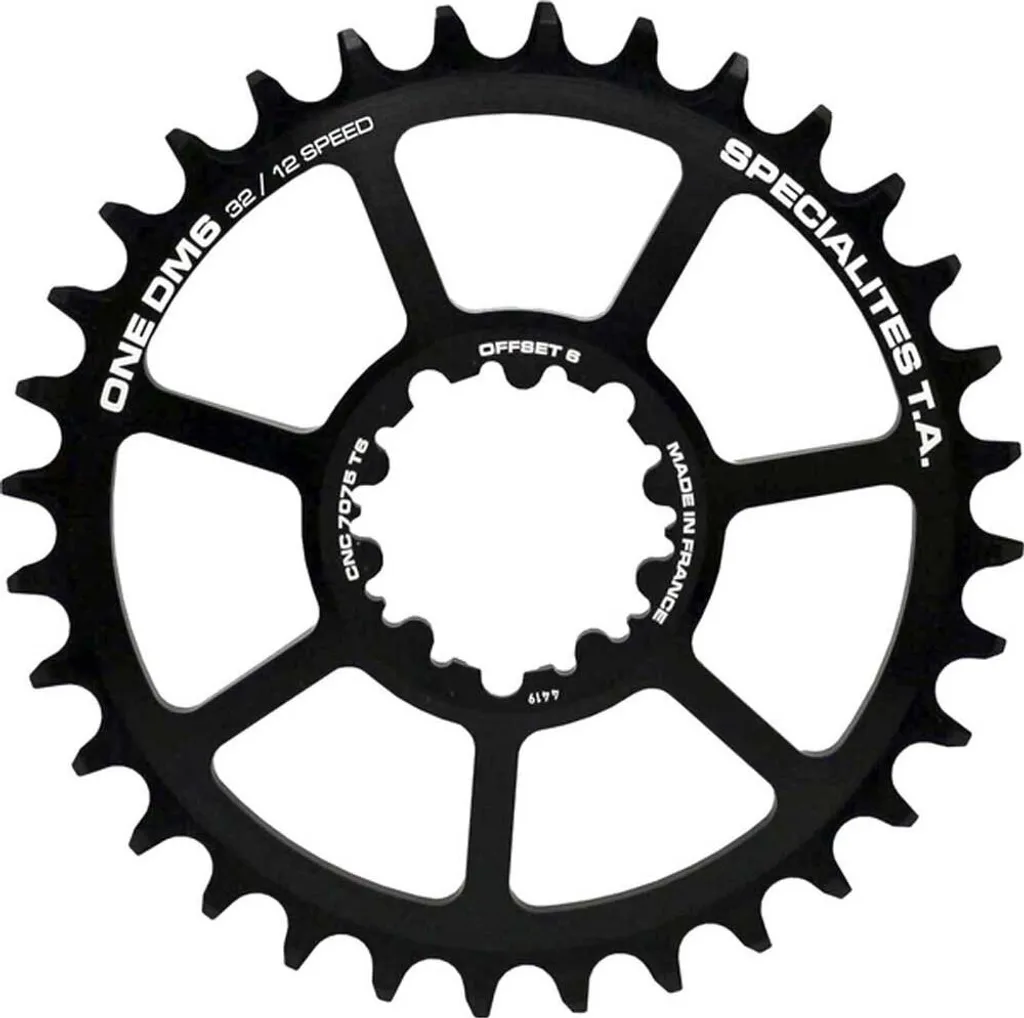 Plateau Mono VTT Spécialités TA 36 Dents Noir pour Système SRAM Direct Mount