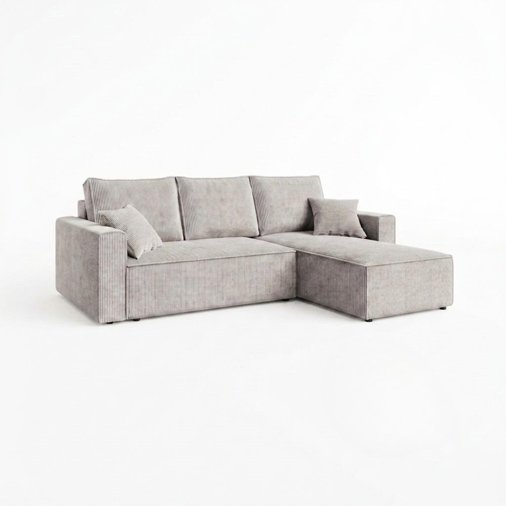 AMBER L Ecksofa mit Schlaffunktion und Bettkasten L-Form, Produktbild 