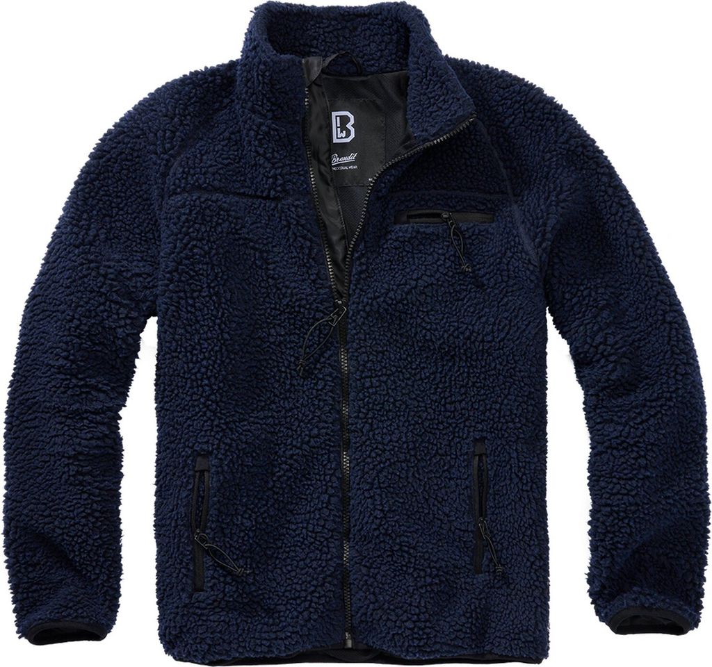 Brandit Teddyfleece Outdoorjacke Größe L Farbe Navy