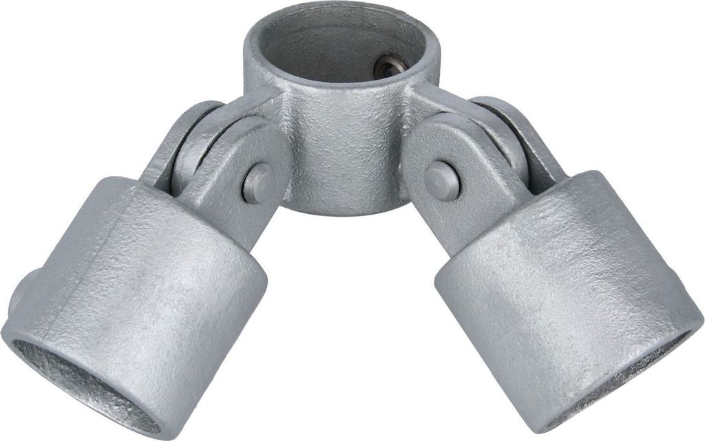 Rohrverbinder Gelenkstück 1 1/4" (42,4 mm), doppelt 90° AVERDE
