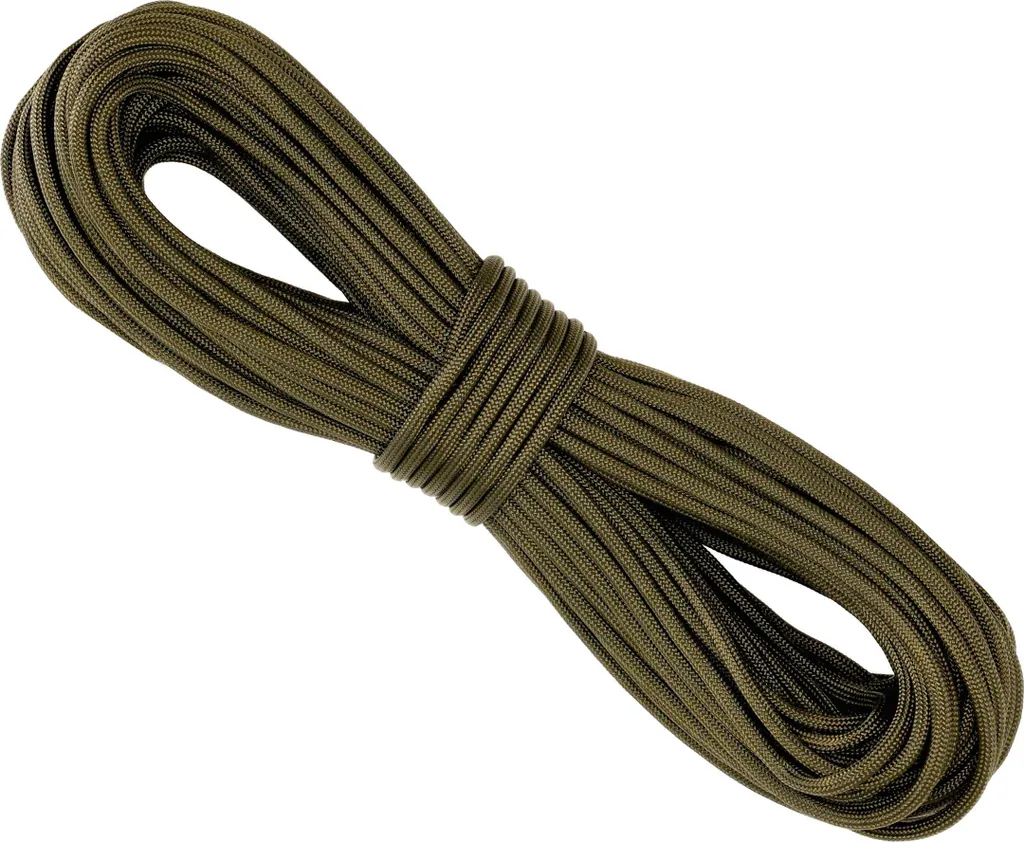 Paracorde 550 Type III 30m vert olive idéale camping et activités outdoor