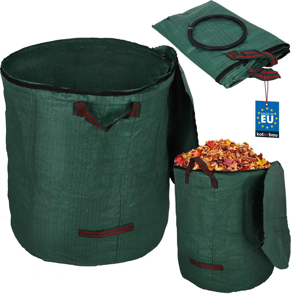 KOTARBAU® Gartenabfallsack mit Reißverschluss Mörtelkübel Produktbild 