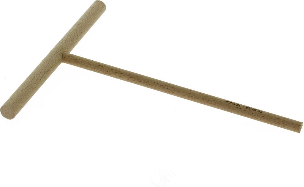 Pfannkuchen Holz Crêpes Maker Holzstab Teigverteiler Crepesroller Teig DE BUYER