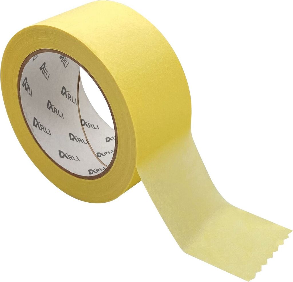 ARLI 1x Abdeckklebeband Kreppband 48 mm x 50 m Krepp 262 Malerkrepp Malerband Kreppklebeband