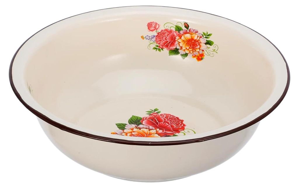 Emaille-Rührschüssel 9 cm im Vintage-Stil für Küche und Haushalt
