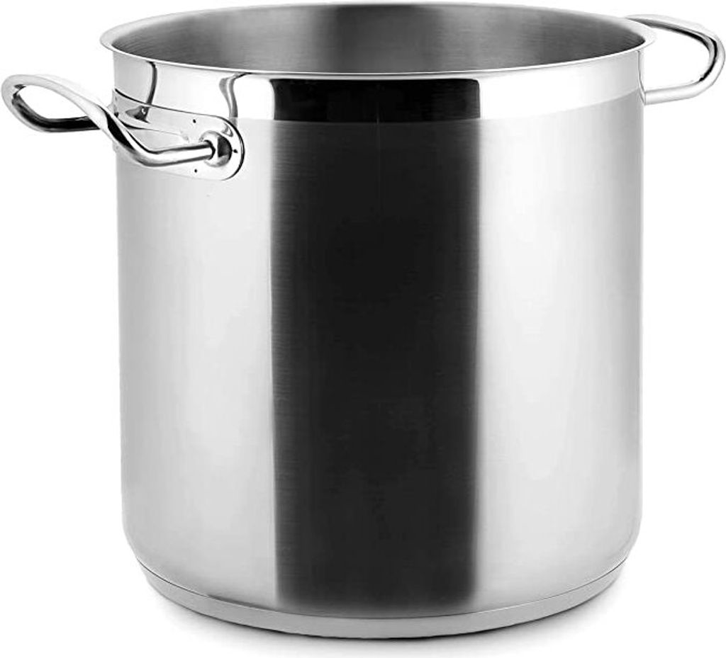 LACOR HOHER SUPPENTOPF OHNE Deck. D.28 cm ECO, Edelstahl, 28