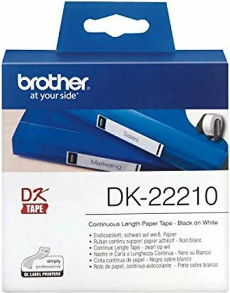 Rotolo Brother DK22210 per Creazioni Artigianali | 29mm x 30m