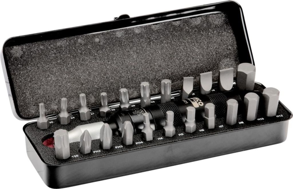Bahco Set di 23 pezzi da 1-4'' per avvitatori a impulsi per Immagine del prodotto 