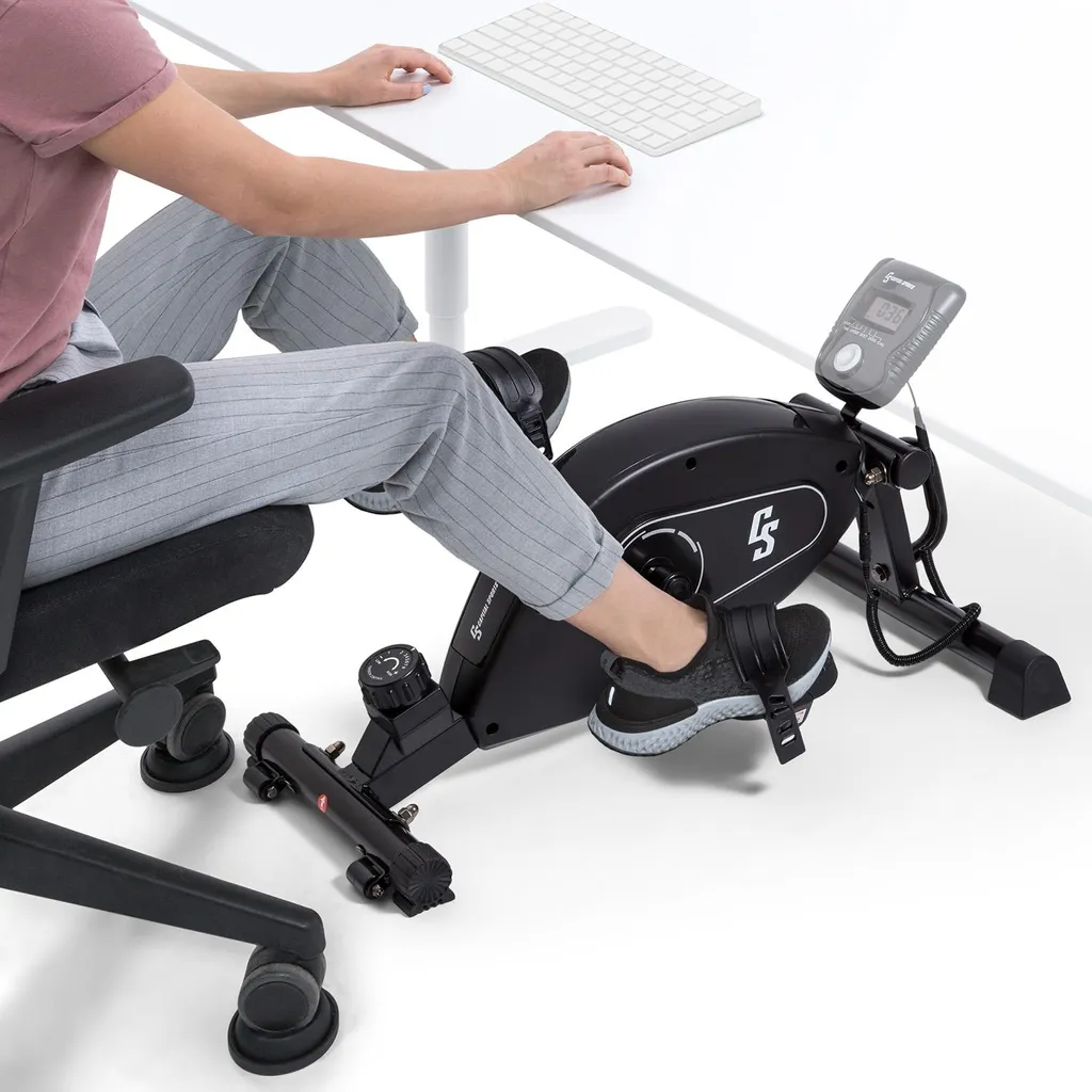 Pédalier de Bureau Magnétique : Cardio et Fitness sans Encombrement