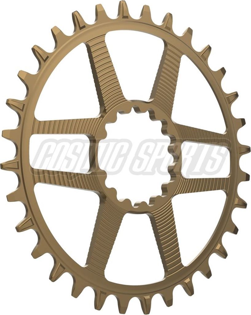 e*thirteen Helix R Direct Mount Kettenblatt, 30 Z., 52/55mm Flip Flop, 11/12-fach, bronze