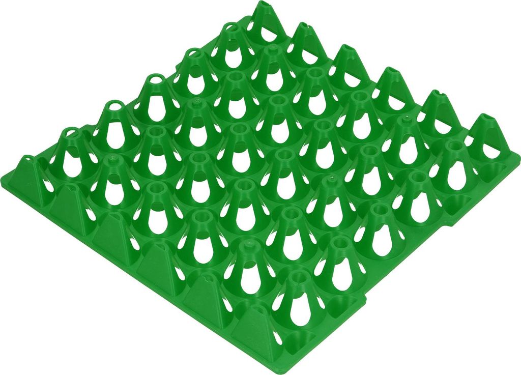 5PCS Plastic Egg Flats 30 Cell Egg Crates Holder Tray for Storage Transportation Home Farm SuppliesGreen