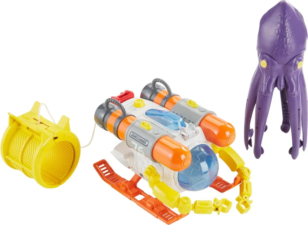 Jouet Sous-marin de Sauvetage Squid Sub Matchbox pour Petits Explorateurs