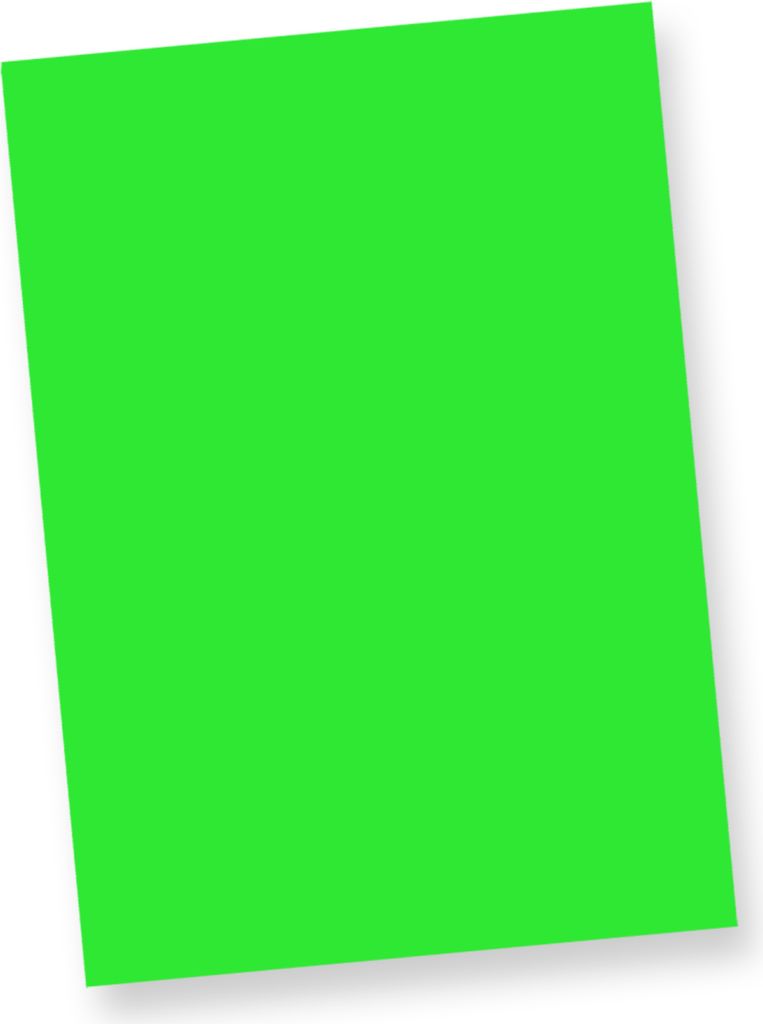 Neonpapier NEON Grün 250 Blatt DIN A4 80 g/qm farbiges Briefpapier, Leuchtpapier