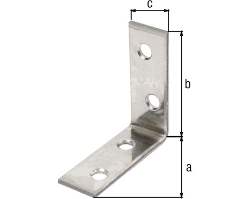 Spojovací úhelník sedlový 60x60x16 mm nerez 1 ks Obrázek produktu 