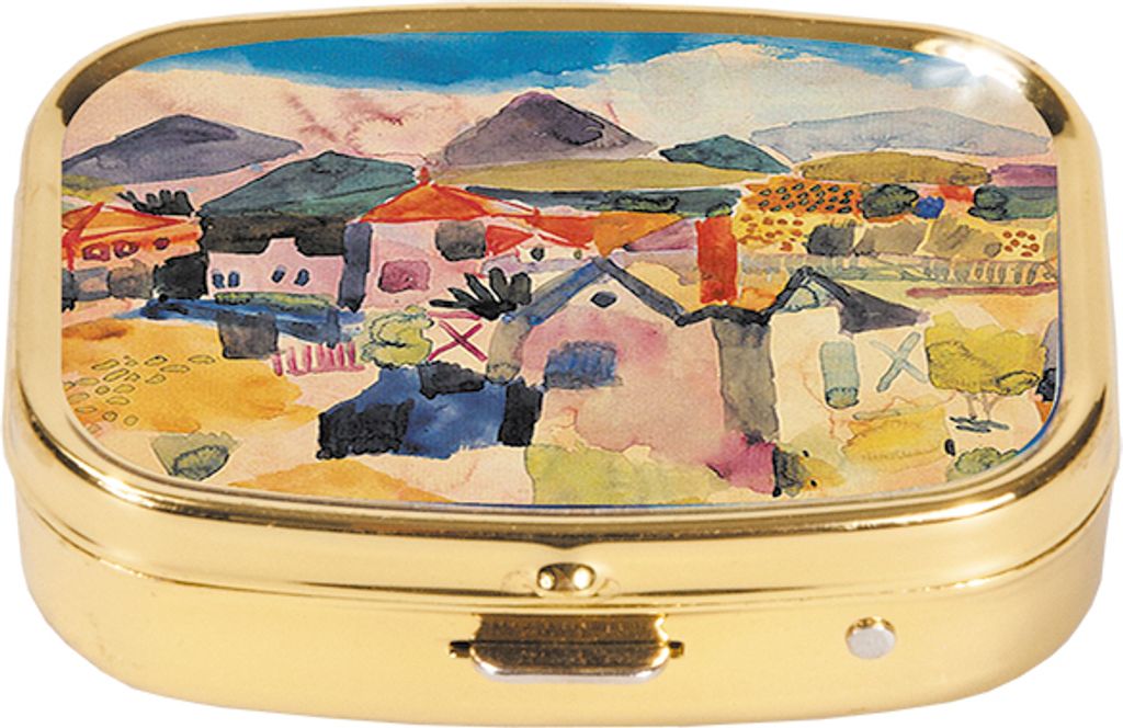 Fridolin Pillendöschen, gold, Paul Klee, Ansicht von St. Germain Nr. 18298