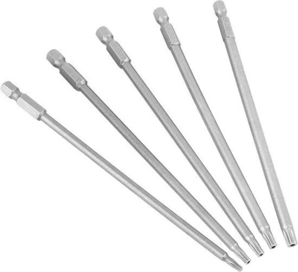 Jeu de 15 embouts de tournevis Torx T10-T30 magnétiques 150mm BST