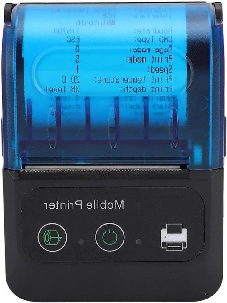 Imprimante thermique d'étiquettes 2 pouces 203 dpi 80mm/s Noir Solo