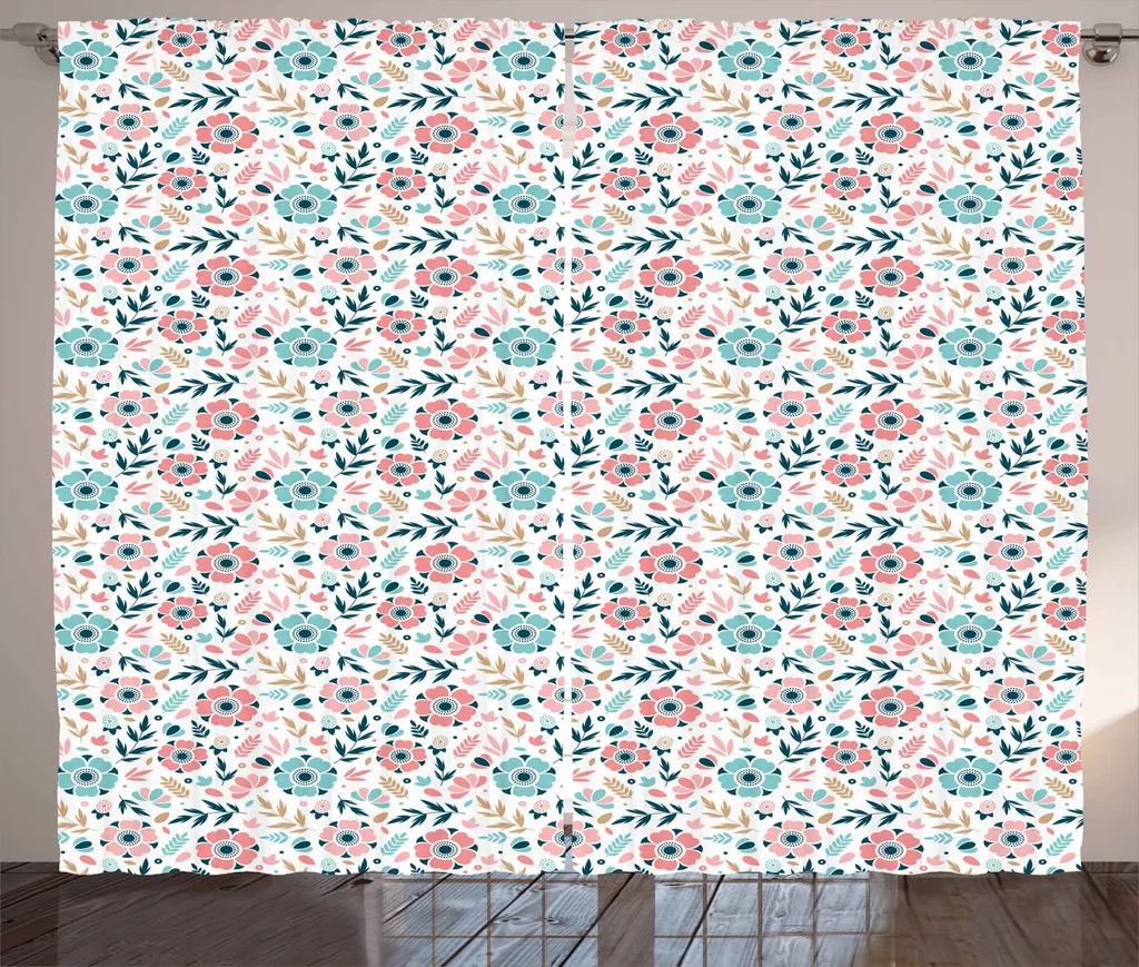 Tenda Lavabile Fiori Selvatici 280x175 cm ABAKUHAUS Universale