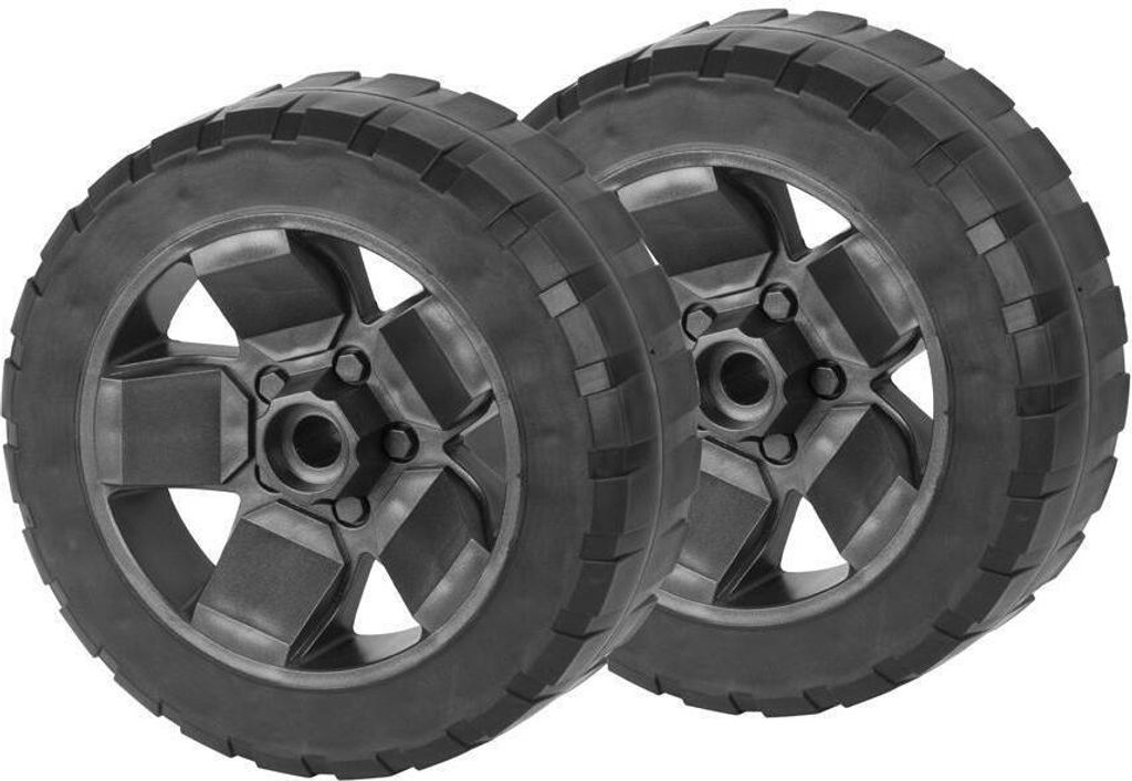 Räder für QBRICK System ONE/TWO/PRO | Kunststoff | Schwarz